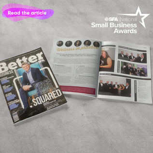Better Business Article: How do you incorporate wellness into your business in a practical sense?