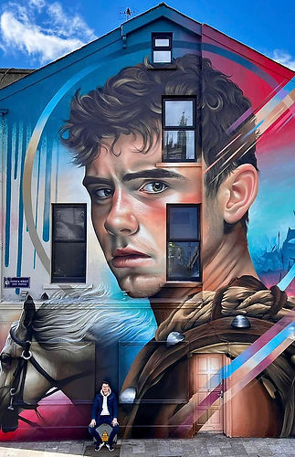 Cúchulainn mural SEEK Urban Arts Festival Dundalk Co Louth.jpg